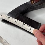 VTG Y2K LEI Brown Wood Leather Chunky Platform Heel Sandals Square Toe 8.5 Studs Photo 7