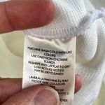 Anthropologie Maeve White Ribbed Tiered Sleeve Top Size L Photo 10