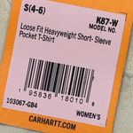 Carhartt Carhart loose fit heavyweight short sleeve pocket shirt with logo lime NWT S Photo 6