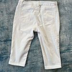 D. Jeans White Denim Capris Size 8 Photo 1