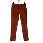 prAna  Burnt Orange Geo Picante Dots Low Rise Kara Straight Jeans Women Sz 2/26 Photo 1