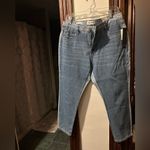 Tribal NWT 50th Anniversary Audrey color block mid rise slim cropped jeans sz 10 Blue Photo 5