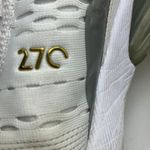 Nike Air Max 270 White Gold Womens Running Shoes Sneakers Size 7 DM3080-100 Photo 2