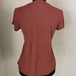 Forever 21  Burnt Red/Orange Vneck Shirt Size Small Photo 2
