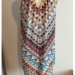 Westport 1962 Bohemian Geometric Print Halter Dress Large Photo 3