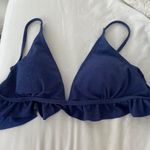 Blue Glitter Bikini Top Size M Photo 0