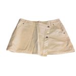 We The Free  "WYNNE" FREE PEOPLE FAUX LEATHER BONE CREAM MINI SKIRT (29/M) Photo 8