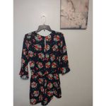 Carolina belle  Size 4 Navy Blue Floral Romper Photo 2