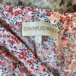Cynthia Rowley  Pink and White Floral Blouse Photo 1