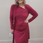 Eloquii  Scarf Neck Jersey Mini Dress - New! - Size 14 Photo 3