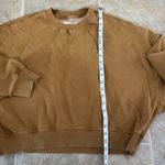 The Normal Brand Sweater Womens Size Large Jackie Vintage Fleece Crewneck Brown Photo 4