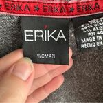 Erika  gray full zip fleece velvet accent jacket size 1X Photo 4