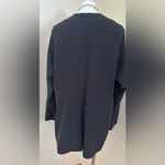 Athleta  Classic Black Blazer Avenue 1 snap button eurolux Stretchy Fabric Sz 20 Photo 8