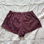 Abercrombie & Fitch Loungewear Sleep Shorts Womens Size Large Purple Boxers Photo 5