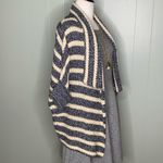 Urban Outfitters Skies Are Blue Blue Cream Striped Chunky Knit Dolman Sleeve Cardigan XS Photo 2