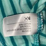 Old Navy Striped Tank Top in Teal - size medium Photo 5