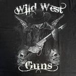 Delta Pro Weight Vintage Wild West Guns Black T-shirt Photo 2