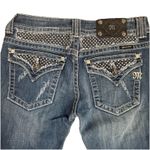 Miss Me  Jeans Straight Bling Rhinestone  Denim Distressed JE5002T18L Women's 29 Photo 1