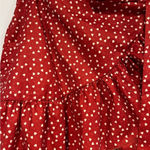 SheIn Red heart valentines wrap mini skirt Photo 2