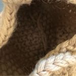 Vintage Handcrafted Wool Floral Crossbody Bag Tan Photo 6