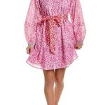 Roller Rabbit Vinca Nydia Cotton Blend Floral Print Mini Dress Pink Womens XXS Photo 0