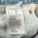 American Eagle  Womens Size 2 Short Stretch Light Wash Jeans Raw Hem Skinny Photo 7