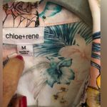 Chloé CHLOE + Rene dress M floral collared sleeveless pockets 100%cottonbutton down Photo 2