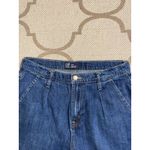 Gap  denim high rise wide leg pleated front Trouser jeans, size 8/ 29 Long Photo 1