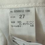 MOUSSY VINTAGE
Kelley Distressed Tapered Crop Jeans In White Size 27 Photo 4