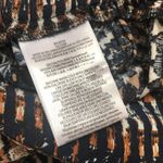 BCBGeneration bcbg generation wide leg pants, blue tribal print Photo 5