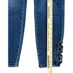 Women's Westpoint 10 Ankle Skinny Blue Jeans with Lattice Detail Size 28 Photo 7