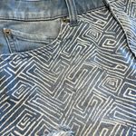 Volcom Women’s Jeans 1991 cut off geometric print denim shorts Photo 4