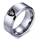 Silver Oakland Raiders Ring Photo 1