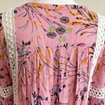 Chicwish  Dress Tunic Womens Size S Floral Crochet Babydoll Swim Cover Up Photo 7