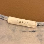 Urban Outfitters Entro Long Sleeve Tie Dye Fringe Shirt Blue Large Photo 2