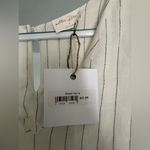 Allie Rose NWTs!!! The Crooked Crown:  Linen & Viscose Striped Top (size: large) Photo 4