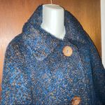 Blue 1950s Miss Maisel wool swing coat Size M Photo 5
