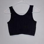 Aerie Black Sleeveless Bra Top Photo 3
