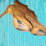 Charles David Charles by  tan faux animal print knee high side zip boots Photo 5