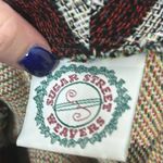 Sugar Street Weavers Womens Jacket Medium Tapestry Tweed Flag America USA July Photo 1
