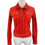 Gap 1969 Red Lily Flap Corduroy Jacket Photo 0