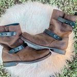 Rag and Bone  Double Strap Suede Moto Boots size 38  Photo 0