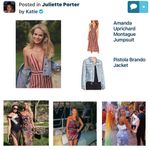 Amanda Uprichard Striped Halter Wide Leg Jumpsuit Sz S ASO Juliette Porter Photo 3