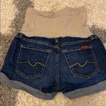 7 For All Mankind  maternity Jean shorts Photo 1