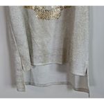 Very J  Gold Tiger Shirt Womens Sz S Metallic Sleeveless Tunic Top Boxy Jersey Photo 6