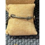 Julio Dual Tone Arrow bracelet Gold Tone Silver Tone Lobster Clasp Adjustable 8" Photo 0