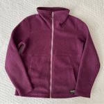 LL Bean Women's Purple Katahdin Fleece Jacket Full Zip Small Petite 518806 Size undefined Photo 6