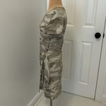 Rails  Edie Laurel Camo Tie Waist Tee Shirt Dress Photo 4