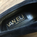 VANELI Made In Italy‎ Suede 2" Heel Pumps Shoes Black Size 8.5 Photo 1