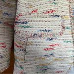 Pearl by Lela Rose Rainbow Multicolor Tweed Double Breasted Blazer Jacket 10 Photo 2